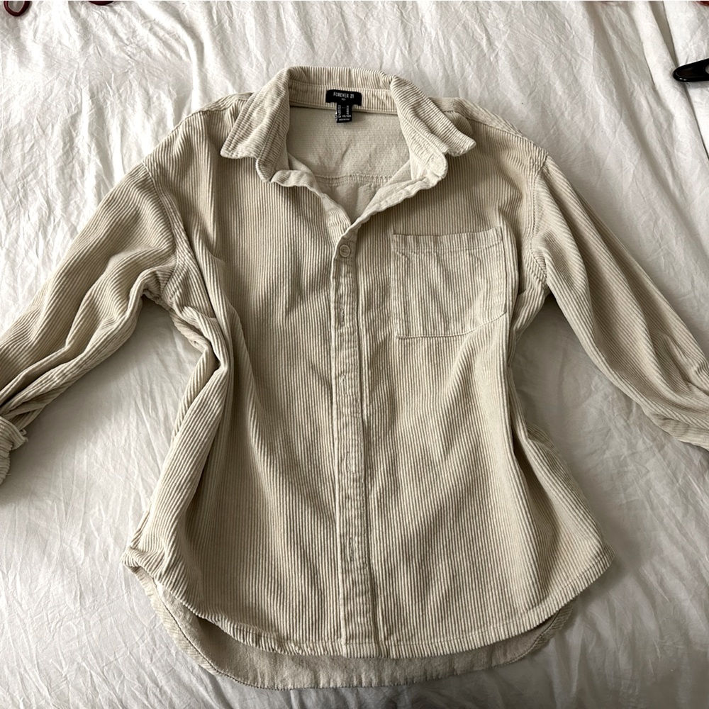 Corduroy Button Down Shirt